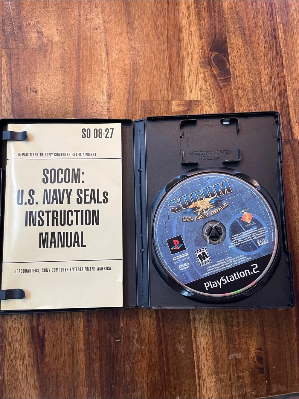 PS2 Socom US Navy Seals Game